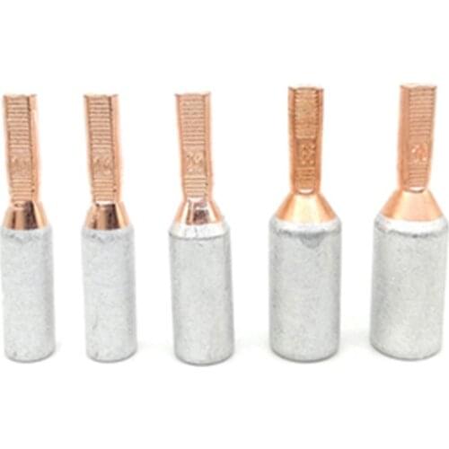 5/10pcs GTLA-10/16/25/35 10mm2 Electric Meter Box Terminal Copper Aluminum Wire Connector Terminal Cable Lugs Bare Terminal