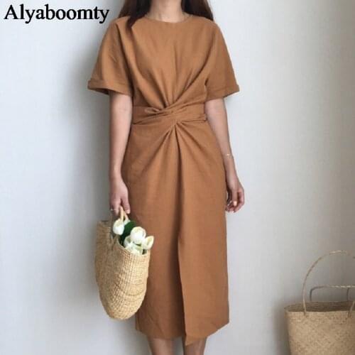 Летние платья с разрезом Alyaboomty China At AliExpress