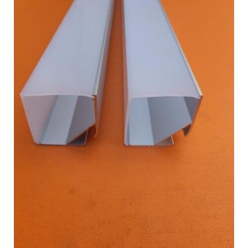 Free shipping Hot Item Aluminum Extruded Profile for LED Strip Light/aluminum channel for corner cost 2m/pcs 100m/lot
