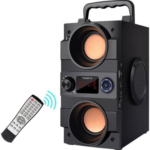 TOPROAD 30W Bluetooth Speaker Portable Wireless Speakers Big Power Bass Subwoofer Party Speakers Support Remote Control FM Radio