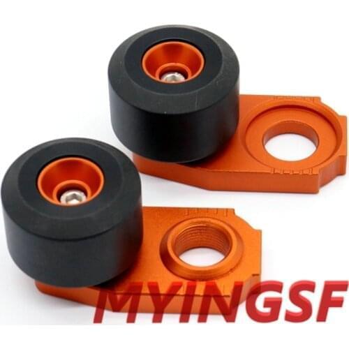 Motorcycle Chain Adjuster Regulator Sliders For EXC EXCF/G 525 520 500 450 400 350 380 300 250 200 125 2000Rear Wheel Protector