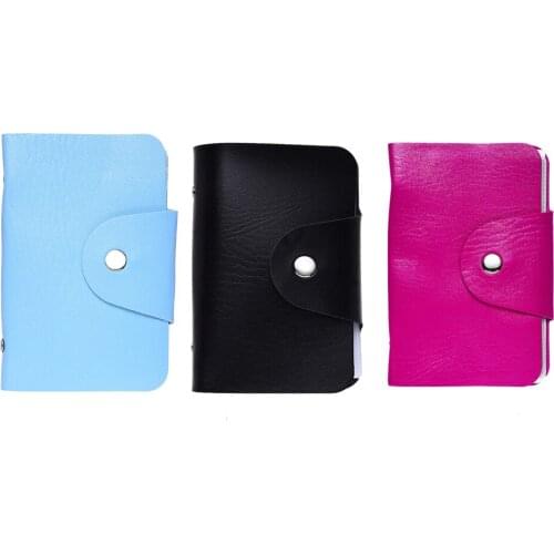 PU Leather Cards Wallet Holder Slim Wallet Card Organizer Card Organizer Credit Card Holder Wallet for Adults