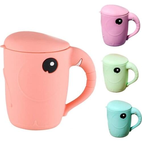 180ML Baby Mug Streamlined Design Anti-slip Food Grade Material Kids Training Water Cup for Travel Infant Baby Milk Cup