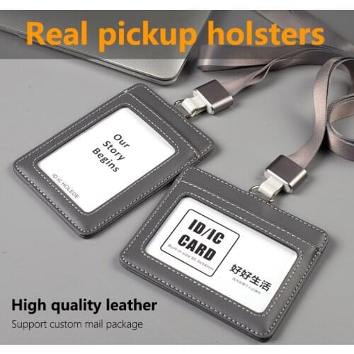 Dezhi Business Card Holder Blocking Wallet Security Information Purse Bank Credit Card Badge Holder