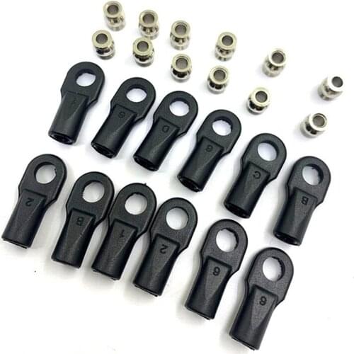 FBIL-12Pcs 5347 Rod End Ball Joint General Trolley Ball Sets for 1/10 Traxxas E-REVO REVO SUMMIT