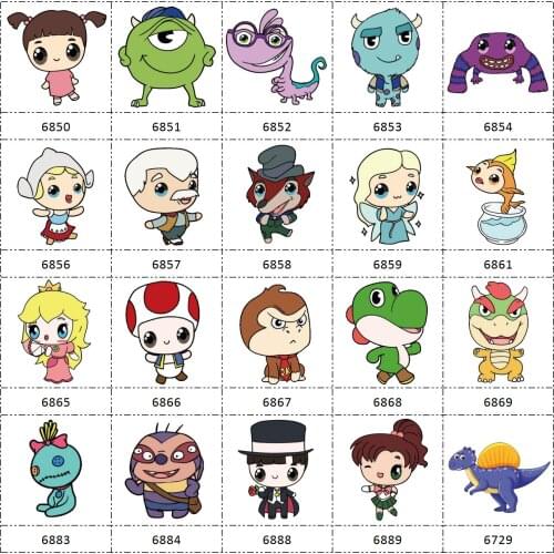 HSDCraft Free shipping 30 pcs planar resin cartoon Series for diy