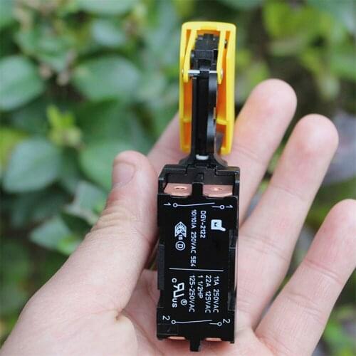 Wear-resistant Pressing Switch 220V 10A Ship Shape Switch Replacement Accessory for Defond Electric Tool