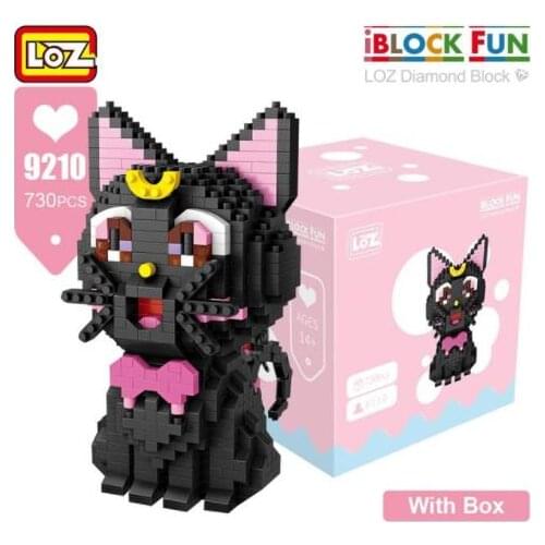 LOZ super hero Anime diamond block plastic cute building blocks toys bricks educational Action Figures Toys for Children