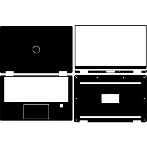 Laptop Sticker Skin Decals Carbon fiber PU Leather Cover Protector for DELL XPS 13 9365 13.3"