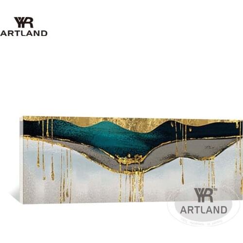 Nordic style Gold plating Christmas gift 100% Hand-painted oil painting on canvas home decoration for living room no framed