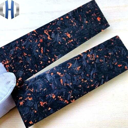 Knife Carbon Fiber Patch Forging Carbon Fiber Chaotic Carbon Fiber Shank Material New Resin Broken Carbon Composite Material