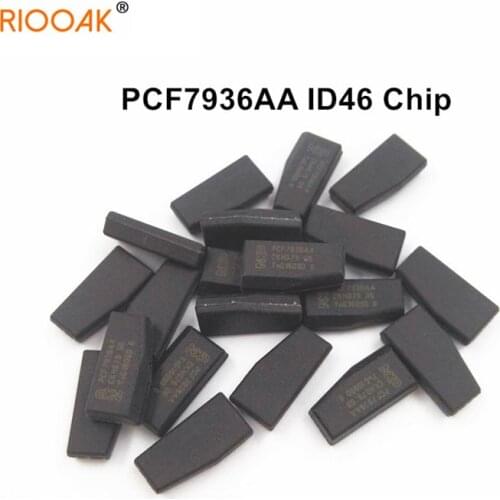 5/10/20pcs Blank ID46 PCF7936AA (Update of PCF7936AS) Car Key Transponder Chip Carbon Auto Chip