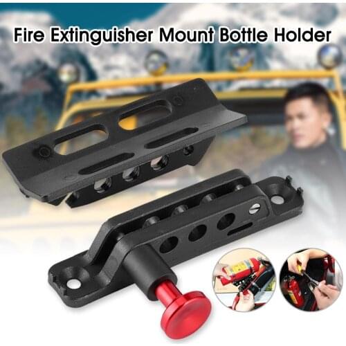 Adjustable UTV Fire Extinguisher Holder Bracket Car Trunk Holder For Jeep Wrangler UTV Polaris RZR Ranger And Other Car Models