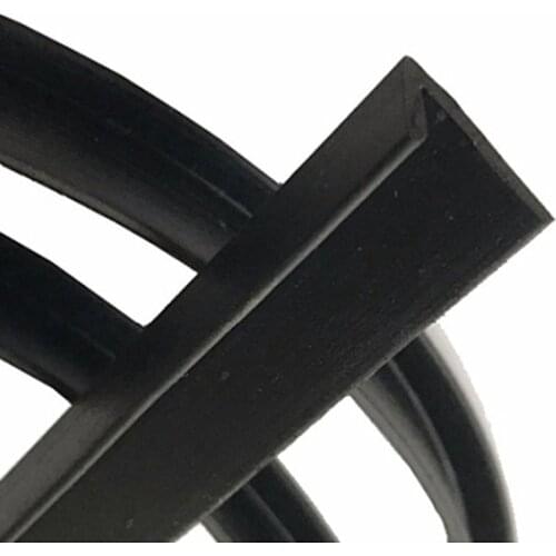 Rubber Car sealing Strip Trim Window 1pc Black Door Moulding Accessory