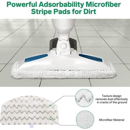 6 PCS Steam Mop Pads Replacement Compatible for Bissell Powerfresh Steam Mop for 1940 1544 2075 1440 1806 Series