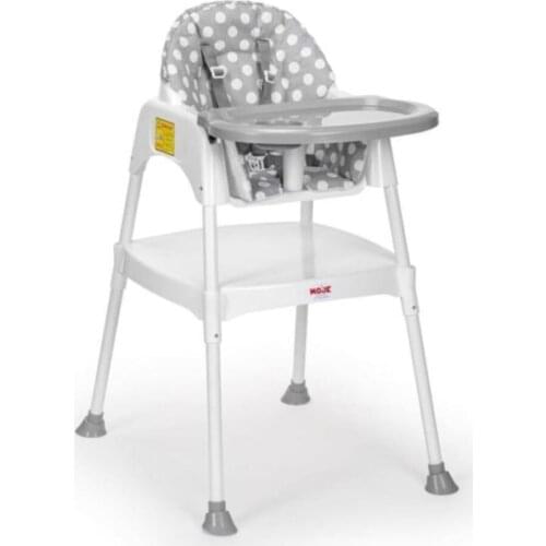 Sheathed Gray High Chair Baby High Chair Portable Baby Chair Baby Dining table Dining Chair Feeding Tray