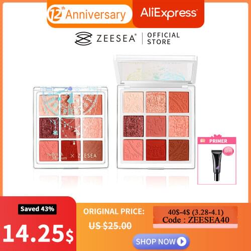 ZEESEA New 9 Color Dreamland Eyeshadow Fresh Portable For Eye Makeup