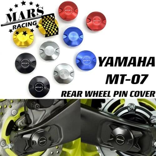 Motorcycle Rear Wheel Pin Cover Fits For Yamaha MT-07 FZ07 mt07 2018 2019 2020 2021 MT07 2018-2021
