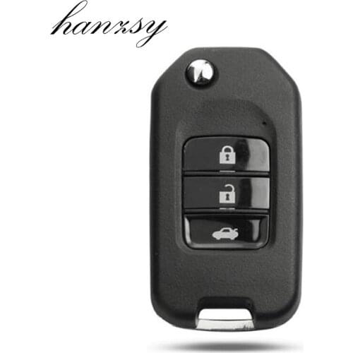 2/3 Buttons Flip Folding Key shell For Honda Civic Accord City CR-V Jazz XR-V Vezel HR-V FRV Replacement Car Remote Key Case Fob
