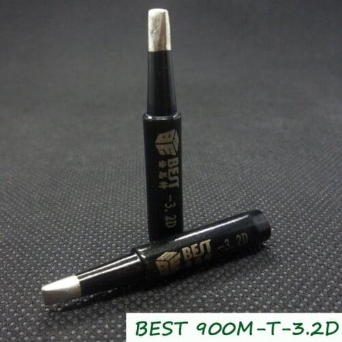 2PCS/Lot Lead-free solder Iron tip 900M-T-3.2D for Hakko Aoyuebest soldering rework station