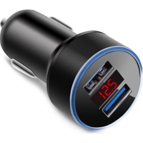 3.1A Mini USB Car Charger For Mobile Phone Tablet GPS Fast Charger Car-Charger Dual USB Car Phone Charger Adapter in Car