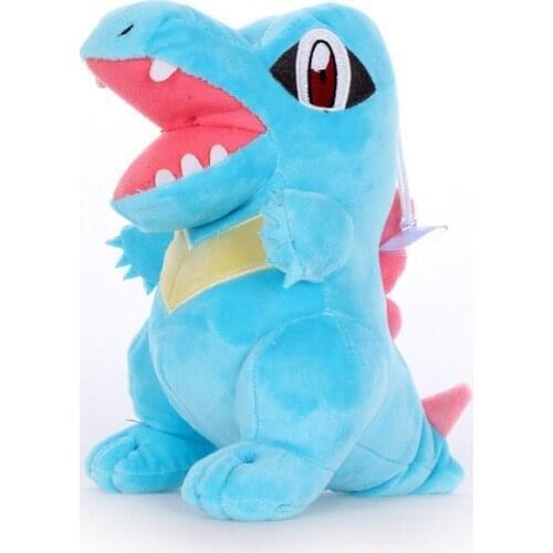 5pcs/lot Totodile Plush Toys Doll 22cm Pokemon Totodile Plush Pendant Soft Stuffed Animals Toys for Children Kids Gifts