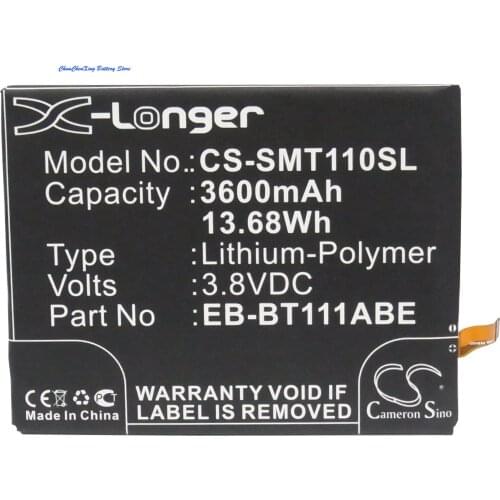 Cameron Sino 3600mAh Battery EB-BT111ABE for Samsung SM-T110,T111,T111M,T113,T116IR, T116NU, For Lego Ninjago Movie Edition WiFi