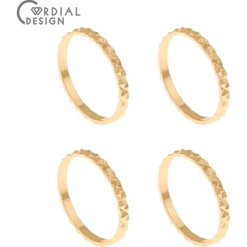 Cordial Design 50Pcs 19*19M Accessories For Rings/Hand Made/DIY Jewelry Making/Loop Shape/Copper/Jewelry Findings & Components