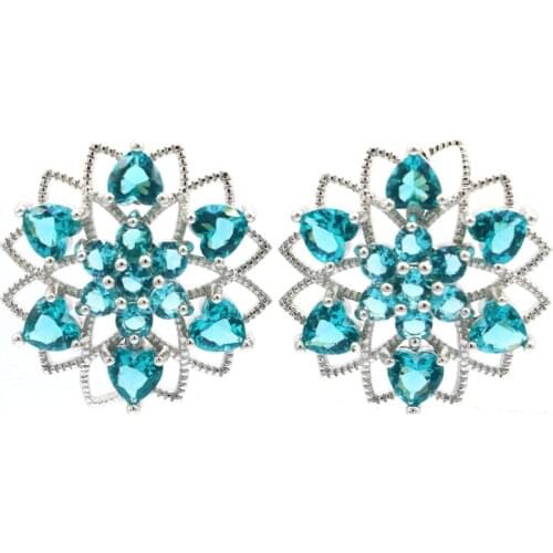 42x17mm Stunning Jewelry Set 7.6g Pink Raspberry Rhodolite Garnet CZ Daily Wear Ladies 925 Sterling Silver Pendant Earrings