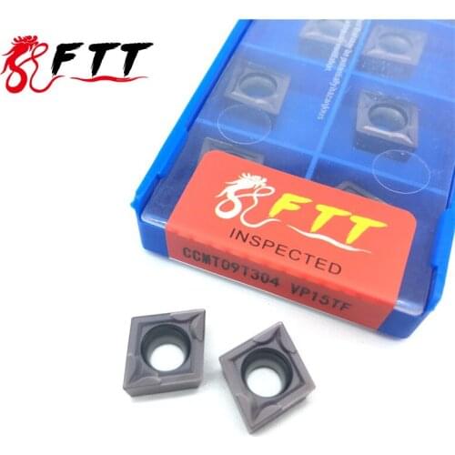 CCMT09T304 VP15TF External Turning Tools Carbide insert High quality Lathe cutter Tool Tokarnyy turning insert