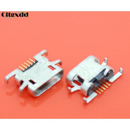 Cltgxdd 10~100pcs Micro USB jack 5pin female socket connector charging port for Sony Xperia M C1904 C1905 C2004 C2005