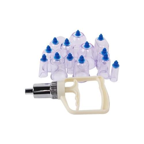 Dingyao 13 pcs vacuum cupping device diarrhea tank acupuncture body massage cups