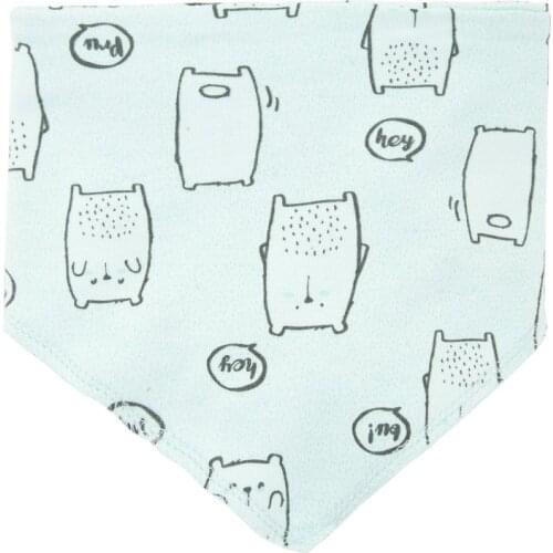 Honeyzone Muselina Bebe Algodon Baberos De Silicona Para Bebe Cute Bear Bavaglini Neonato Burp Cloth Alimentacion Bebe