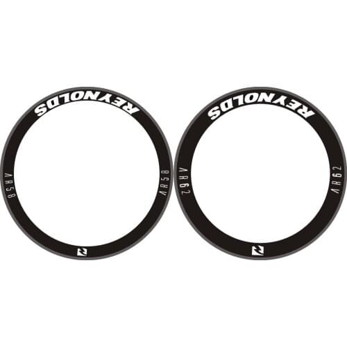 Wheel Stickers Reflective Rims Decals Sticker Waterproof For 58mm Front Wheel and 62mm Rear Wheel 700C Road Bike