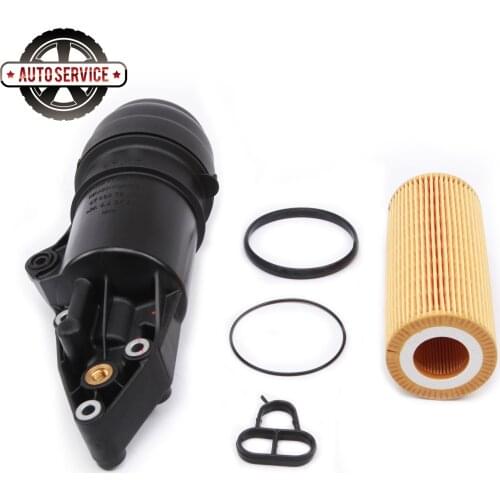 New 06E 115 405 C Engine Oil Filter Housing Oil Filter Element Assembly For VW Audi A4 S4 A6 A8 A5 Q7 Q5 3.2L 3.0T 06E 115 562 A