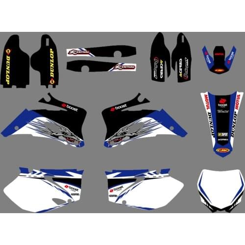 Motorcycle New Team Graphics Background Decal Sticker Kit For Yamaha YZ250F YZ450F YZ 250F 450F 2006 2007 2008 2009