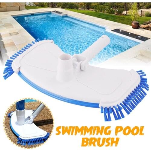 Swimming Pool Vacuum Head Cleaner Brush Bath Shower Cleaning Floor Wall Tool