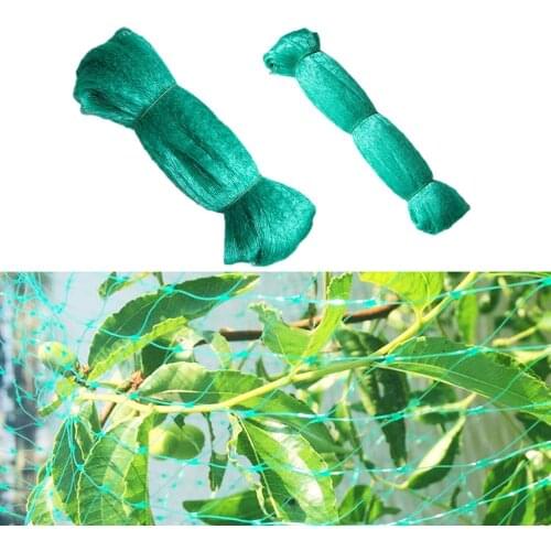 Garden Plant Nylon Protection Net 4x10m 4x15m Anti Bird Net Vegetable Vines Climbing Frame Crops Fruit Flower Protective Fence