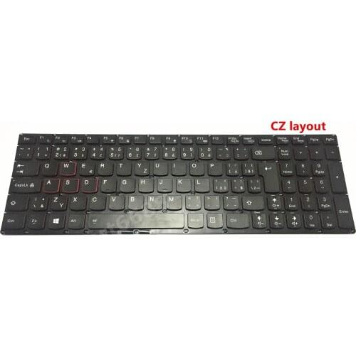 New for Lenovo IdeaPad Y700 Y700-15ISK Y700-17ISK CZ Keyboard Backlit PK130ZF1A2