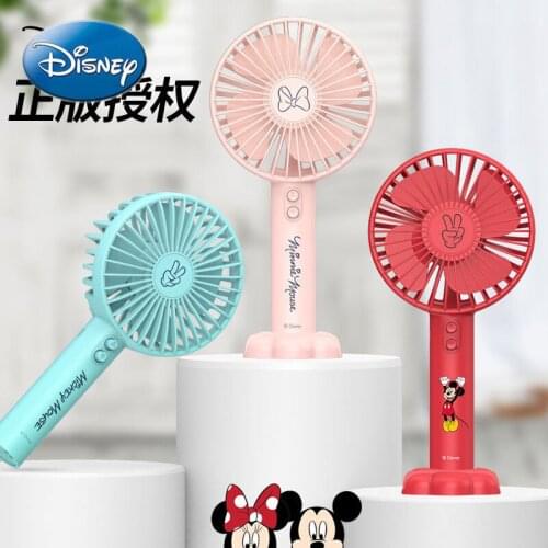 Disney summer handheld electric fan genuine joint Mickey usb small dormitory student desktop portable fan