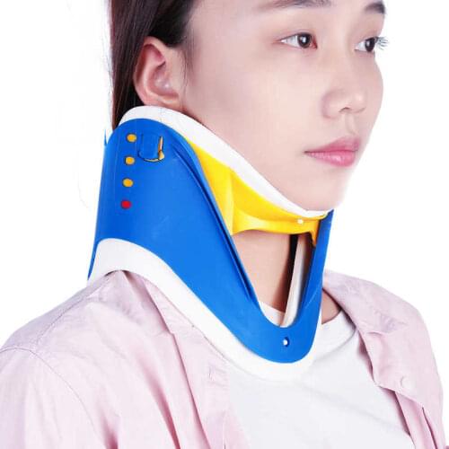 Adjustable Neck Brace Cervical Collar Neck Support Immobilizer Vertebra Orthotics Spine Stretch Fixed Protector Pain Relief