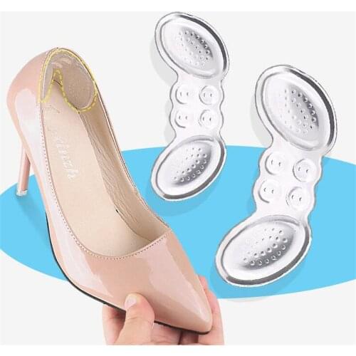 Silicone Gel Insoles for Shoes Women High Heel Liner Grips Protector Sticker Anti-Wear Shoe Heel Pad Foot Pain Relief Inserts