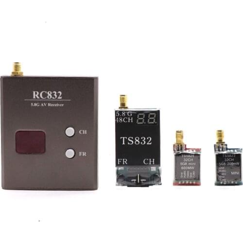 TS5828 5823 832 RC832 5.8G Image Transmission Transmitter 600MW Receiver For FPV Aerial Photography Traversing Machine Rc Drone