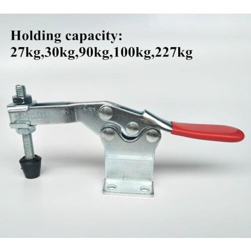 1pc Vertical Horizontal Toggle Clamp Quick Release Holding Quick Push Pull Hand Anti-Slip Tools toggle clamps for woodworking