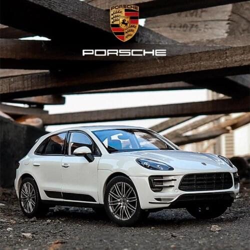 Welly 1:24 Porsche Macan White Car Alloy Car Model Simulation Car Decoration Collection Gift Toy Die Casting Model Boy Toy