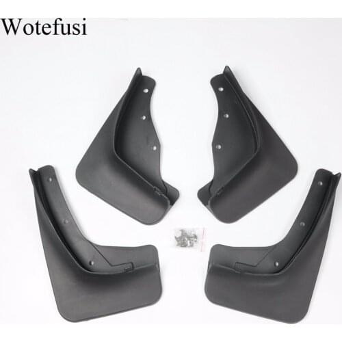 Wotefusi 4Pcs Front & Rear Mud Flap Fender Splash Mudguard For Lincoln MKC 2015-2018 [LP552]