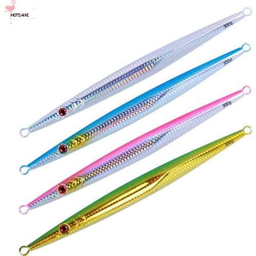 1Piece Fishing Lure Easy Shiner Chatter Bait 300g 400g Deep Sea Fishing Accessories Wholesale Bearking Hooks Micro Jig