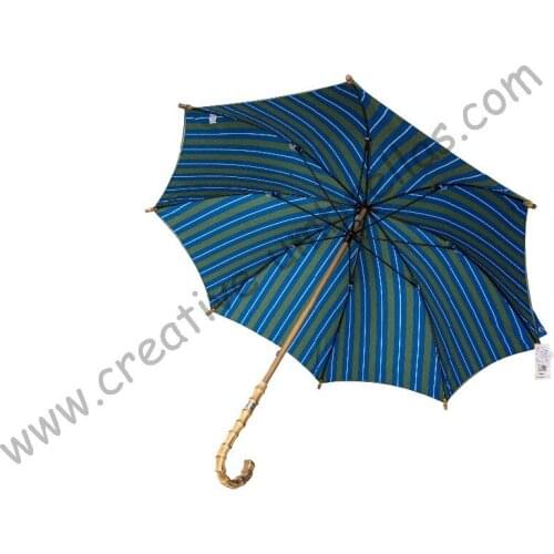 3pcs/lot)) straight nature bamboo umbrellas,210T pongee double layers,hand open for Spain Market,High-grade umbrella