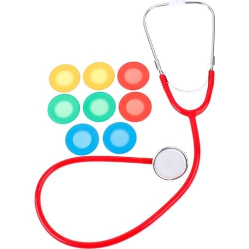 4Pcs/set Portable Soft Silicone Stethoscope Diaphragm Head Cover Accessories