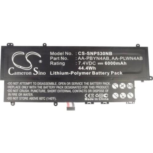 Cameron sino 6000mah battery for SAMSUNG 530U3 530U3B 530U3B-A01 530U3B-A02 530U3B-A04 530U3C 530U3C-A01 530U3C-A01DE